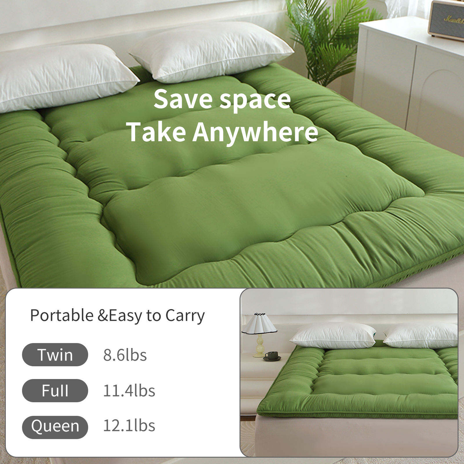 OEM ODM Custom Foldable Floor Futon Mattress Portable Soft for Bedroom Camping RV Home Indoor Outdoor Daily Use