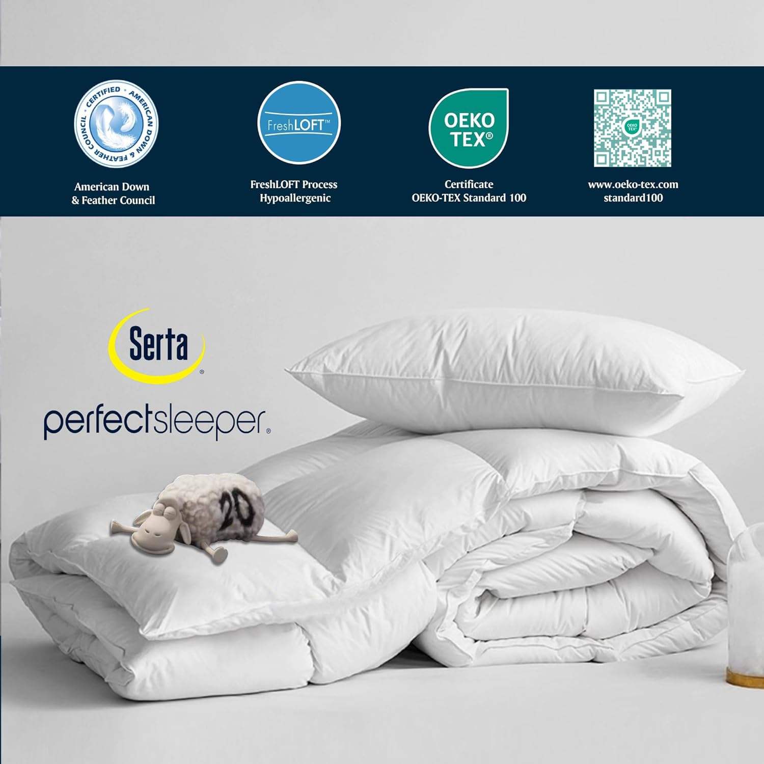 Custom Hotel Home Luxury Goose Feather Down Comforter 100% Cotton Cover Hypoallergenic All Season for Bedroom Home OEM ODM