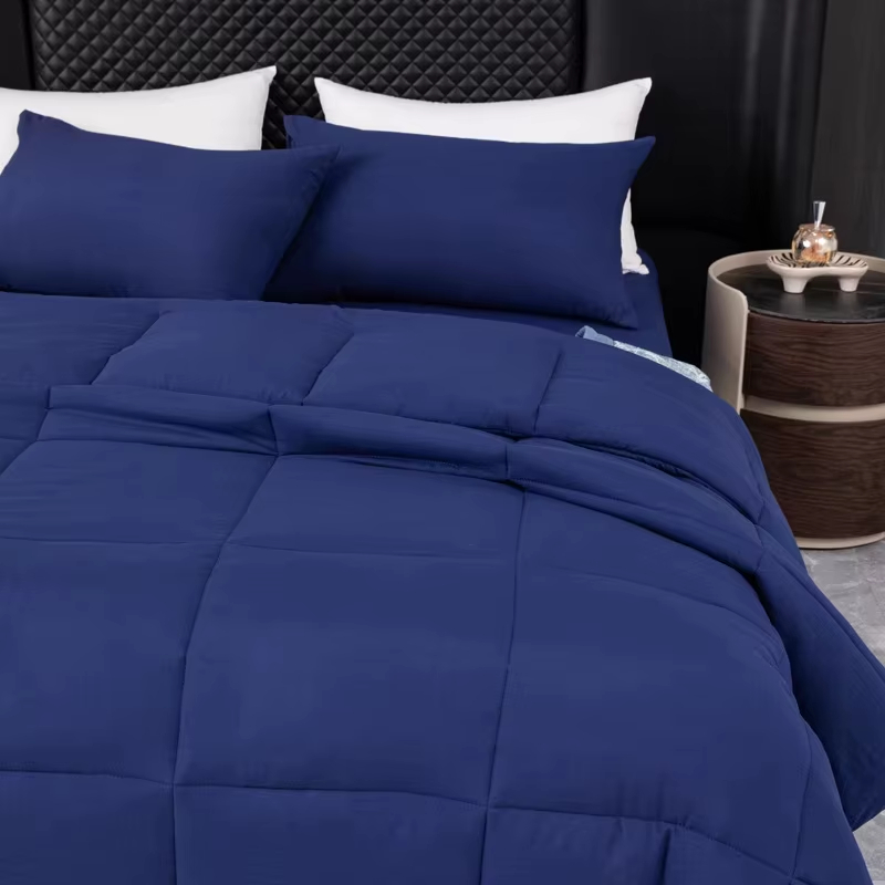 Hot Sale Bedding Bed Duvet 3 Piece Set Wholesale Bed Comforter Set Solid Colors Quilt Sets for All Home Hotel Use Wholesale