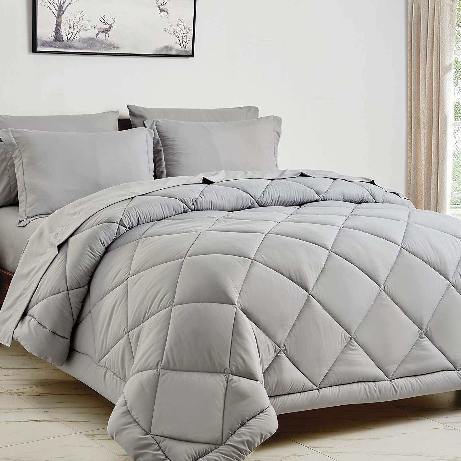 Custom Soft Cotton Microfiber Polyester Summer Comforter Down Alternative Fill OEKO-TEX Certified for Bedroom Home OEM ODM