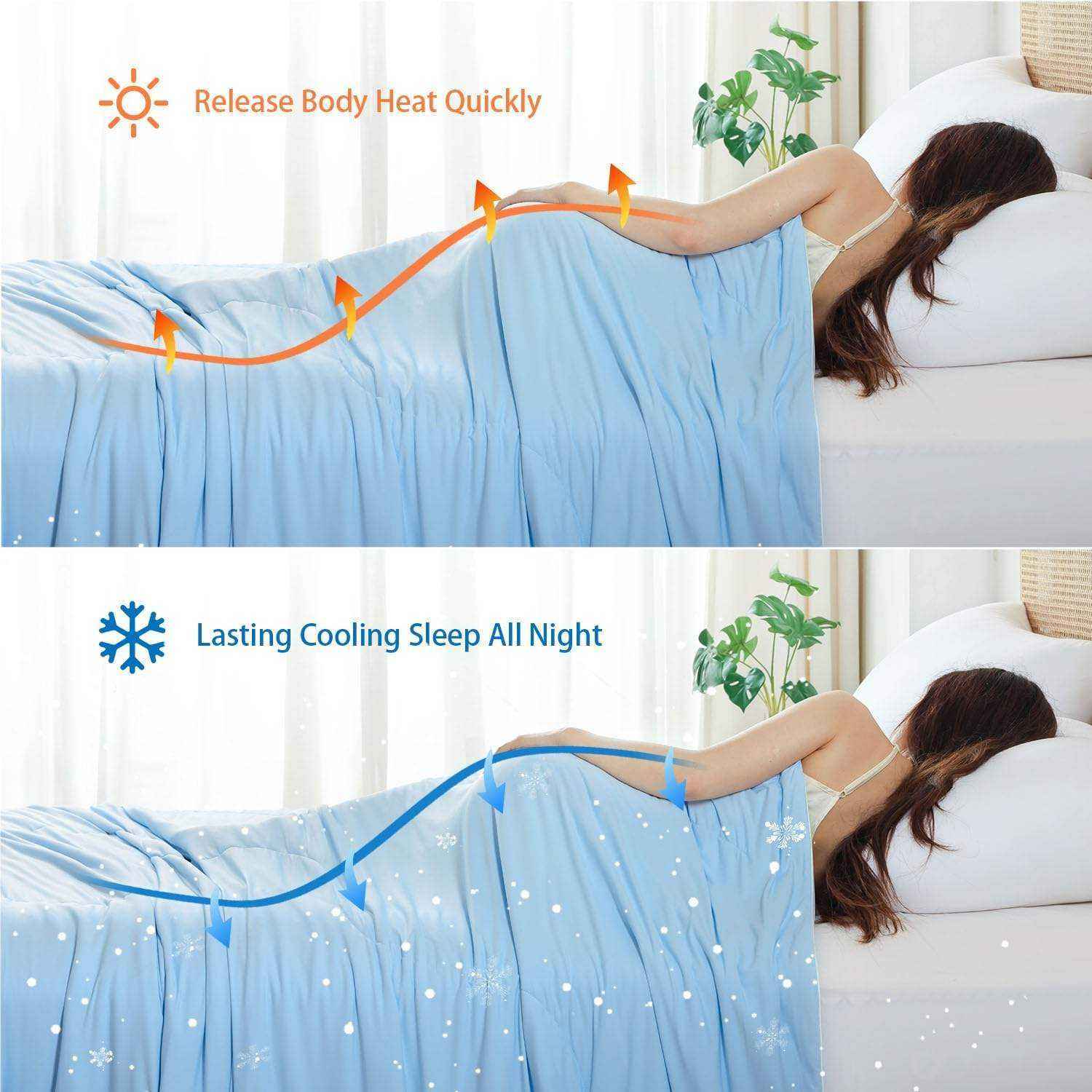 OEM ODM Custom Service Cooling Polyester Comforter Breathable Soft Summer Quilt for Home Wholesale
