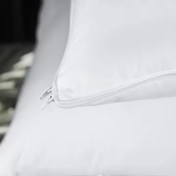 Luxury 5 Layer Goose Down Feather Pillow Insert Cotton Cover Adjustable Neck Support Pillow Inner Wholesale OEM ODM