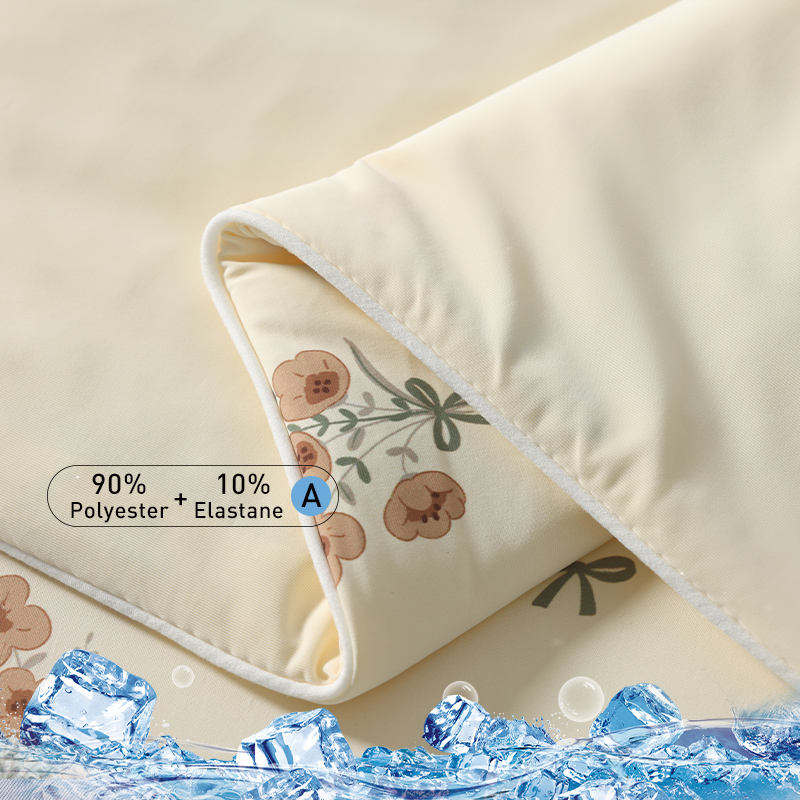 Custom OEM ODM Luxury Breathable Printed Cooling Quilt OEM ODM Luxury Microfiber Filling for Hotel Home Summer Use