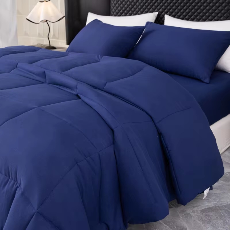 Hot Sale Bedding Bed Duvet 3 Piece Set Wholesale Bed Comforter Set Solid Colors Quilt Sets for All Home Hotel Use Wholesale