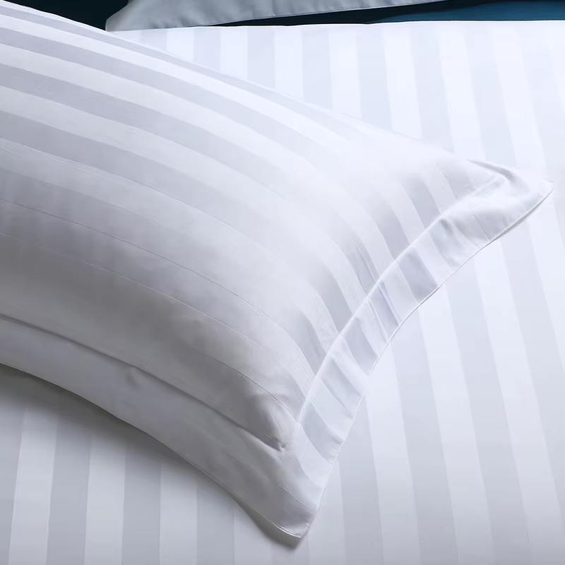 Custom OEM ODM 5 Star Hotel Luxury Bedding Set 100% Cotton High GSM Jacquard Solid Color for Hotel Motel Wholesale