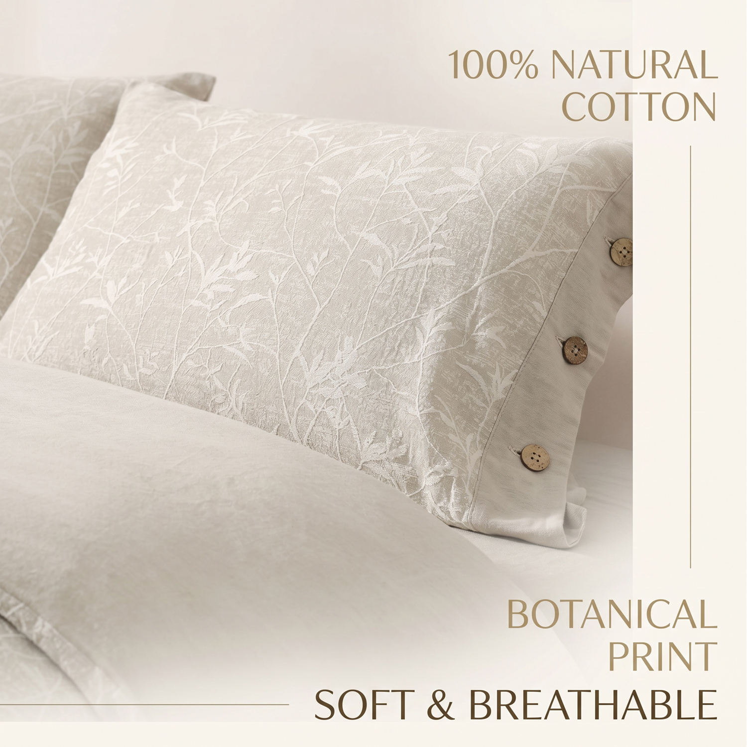 Factory Wholesale OEM ODM 100% Cotton Jacquard Bedding Set Four Piece Plant Pattern All Season Elegant