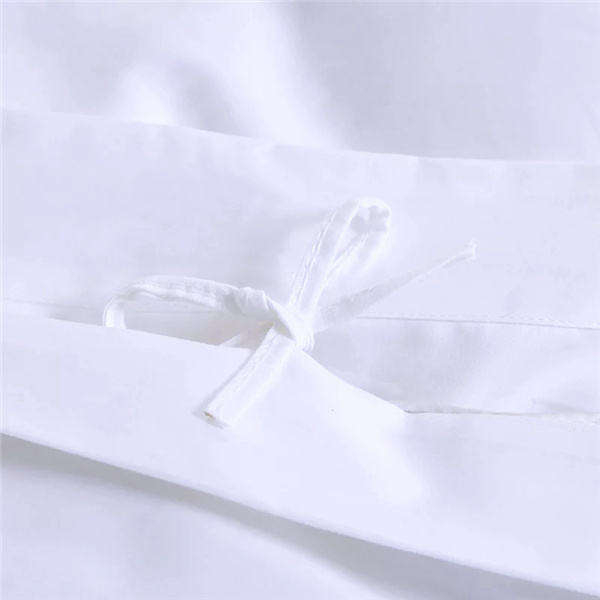 Custom OEM ODM 100% Cotton Hotel Bedding Set With Embroidery Trim Skin Friendly Breathable Durable for Hotel Homestay Bedroom