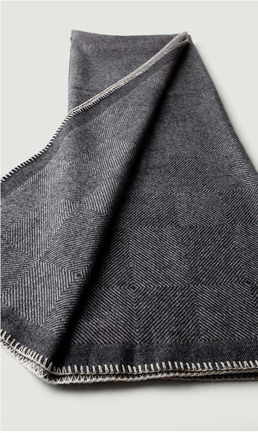 Custom OEM ODM 100% Wool Blanket Fall Winter Warm Jacquard Throw 130180cm Classic Hotel Home Use