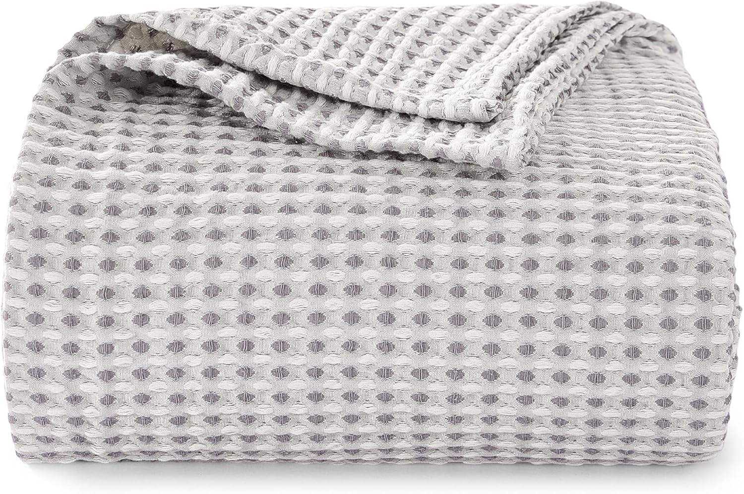 Designer Organic Cotton Muslin Blanket King Size Warm Heavy Winter Blanket Soft Breathable For Home Use OEM ODM