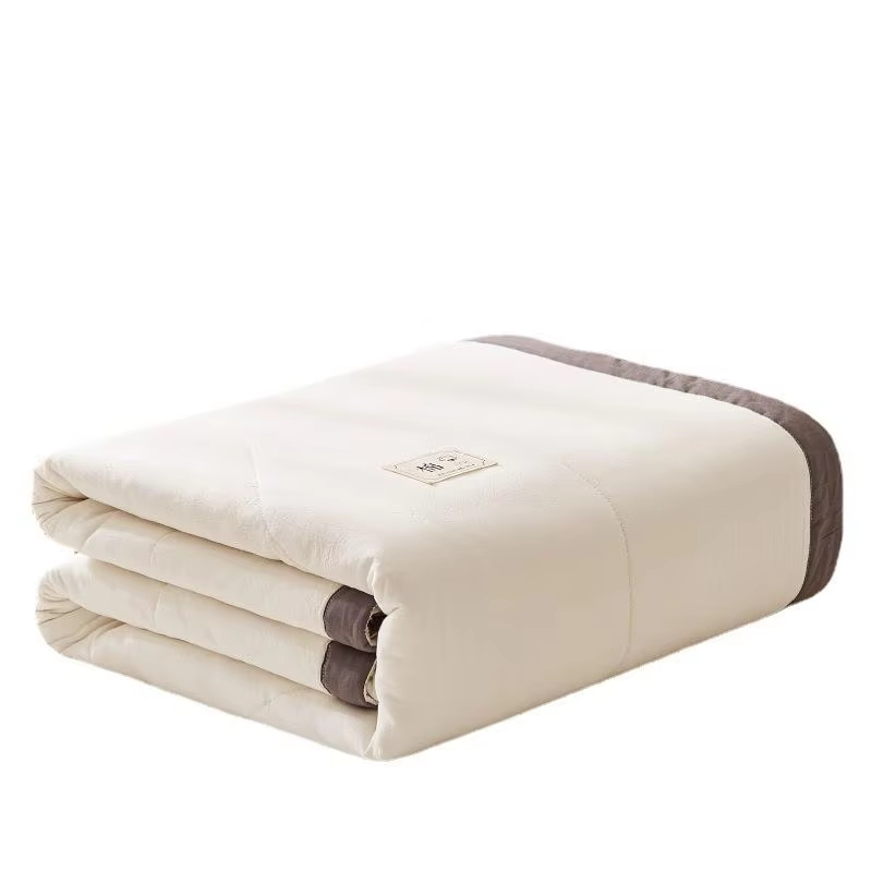 Custom OEM ODM 100% Cotton Summer Cool Quilt Soft Durable Breathable Quilt Suitable for All Home Hotel Use