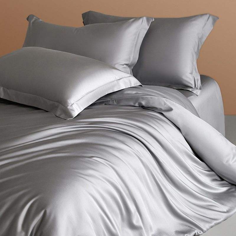 Custom OEM ODM Oeko Tex Certified 300TC Organic Bamboo Bedding Set for Hotel Home Bedroom With Cool Touch Multiple Colors