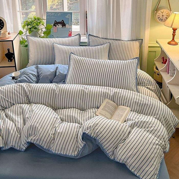 2026 Custom New Arrival a Class Embroidered 100 Percent Cotton 300TC Bedding Set OEM ODM All Season Use
