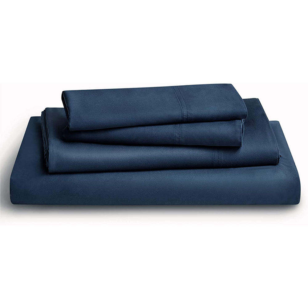 All Season Bamboo Fiber Bed Sheets Set 4PCS OEM ODM Cooling Skin Friendly Breathable for Daily Home Hotel Use