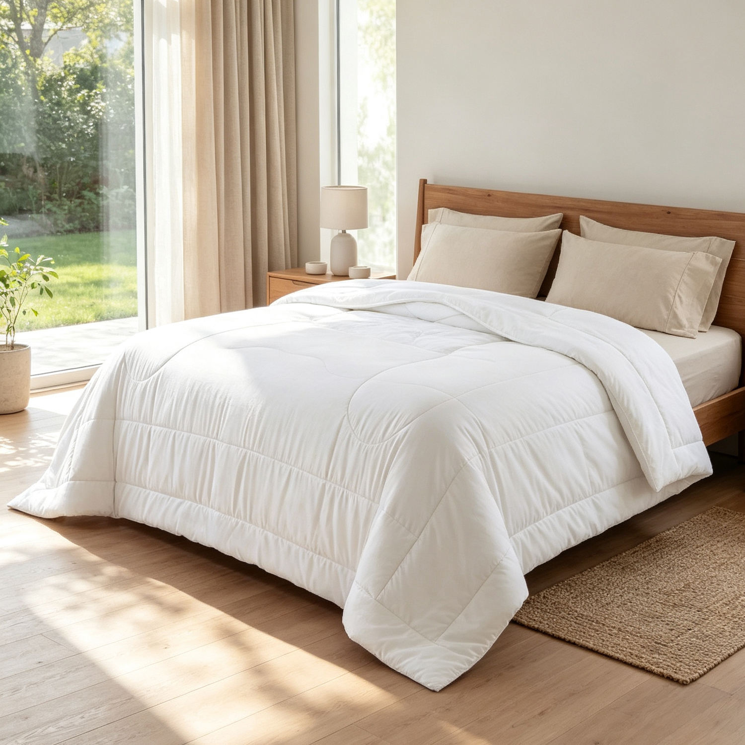 Wholesale Double-Sided Cooling Comforter Queen Size Lightweight Summer Quilt Breathable Bedding Blanket for Hot Sleepers