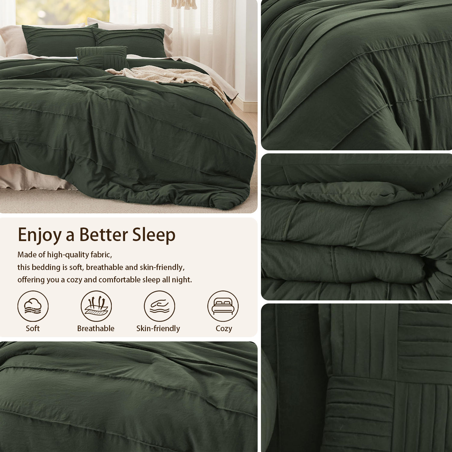 High Quality Washable Microfiber Polyester Comforter Pillowcase Duvet Bedding Sets for Home Hotel Comforter 3 Pcs All Season
