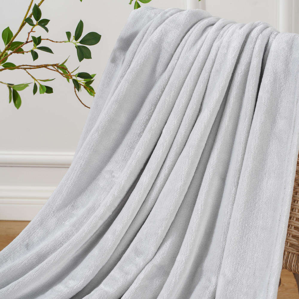 Flannel Fleece Throw Blanket, Custom Super Soft Warm Fuzzy Blanket for Couch Bed Home Hotel Use