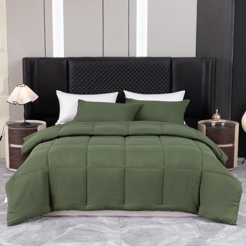 Hot Sale Bedding Bed Duvet 3 Piece Set Wholesale Bed Comforter Set Solid Colors Quilt Sets for All Home Hotel Use Wholesale