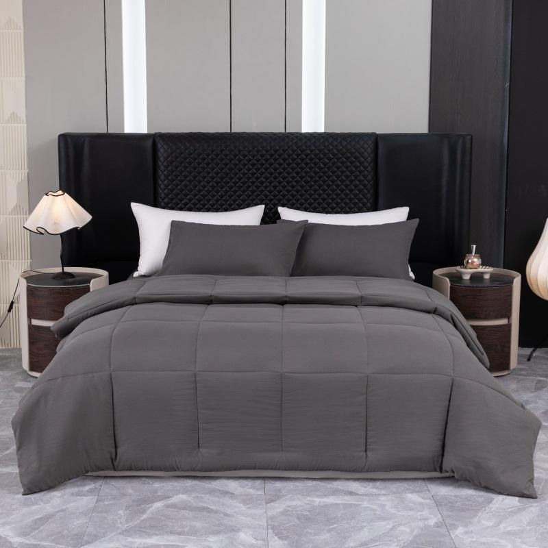 Hot Sale Bedding Bed Duvet 3 Piece Set Wholesale Bed Comforter Set Solid Colors Quilt Sets for All Home Hotel Use Wholesale