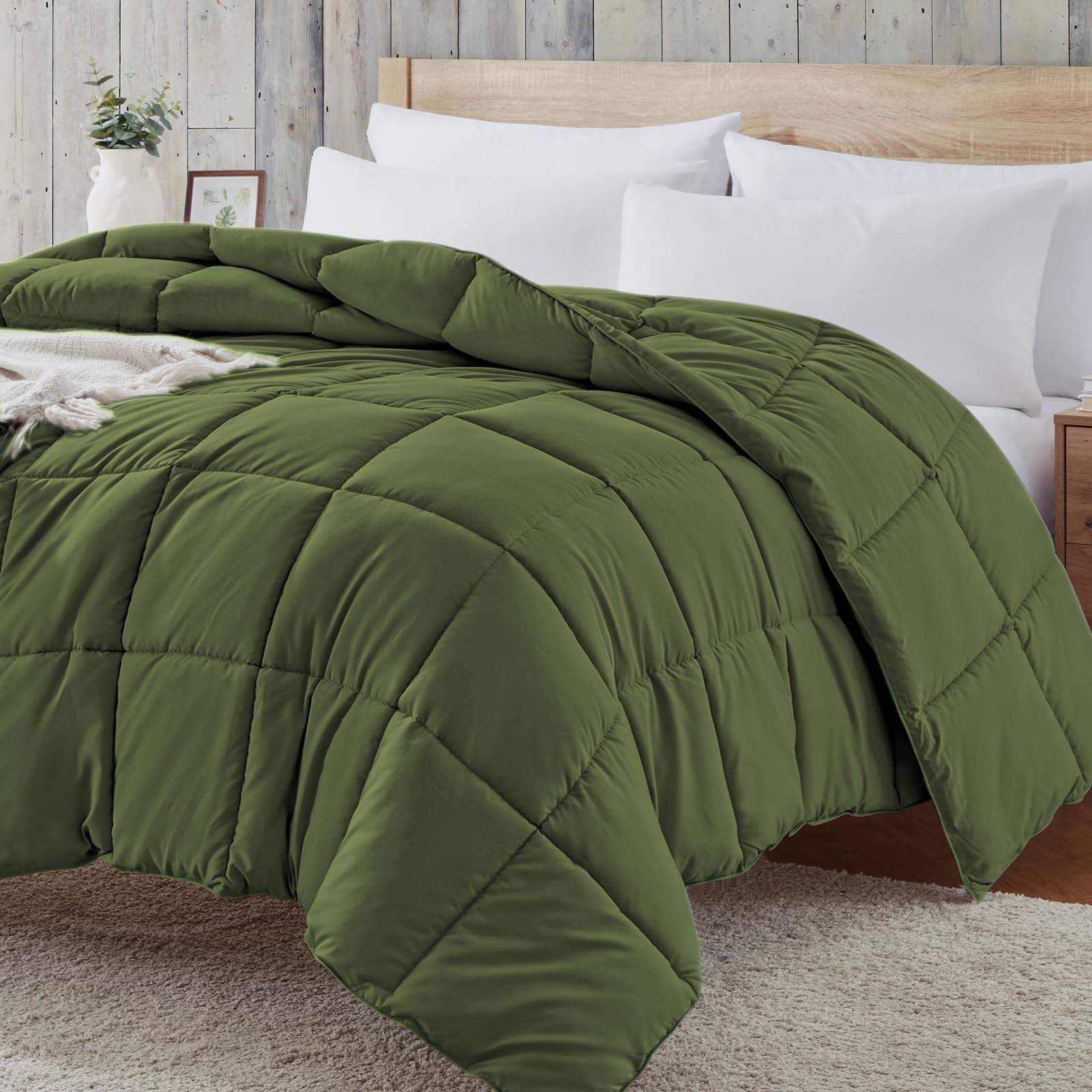 Microfiber Filled Printed Knitted Eco-Friendly Anti-Allergy All-Season Double-Sided Solid Color Quilt for Home Hotel Use OEM ODM