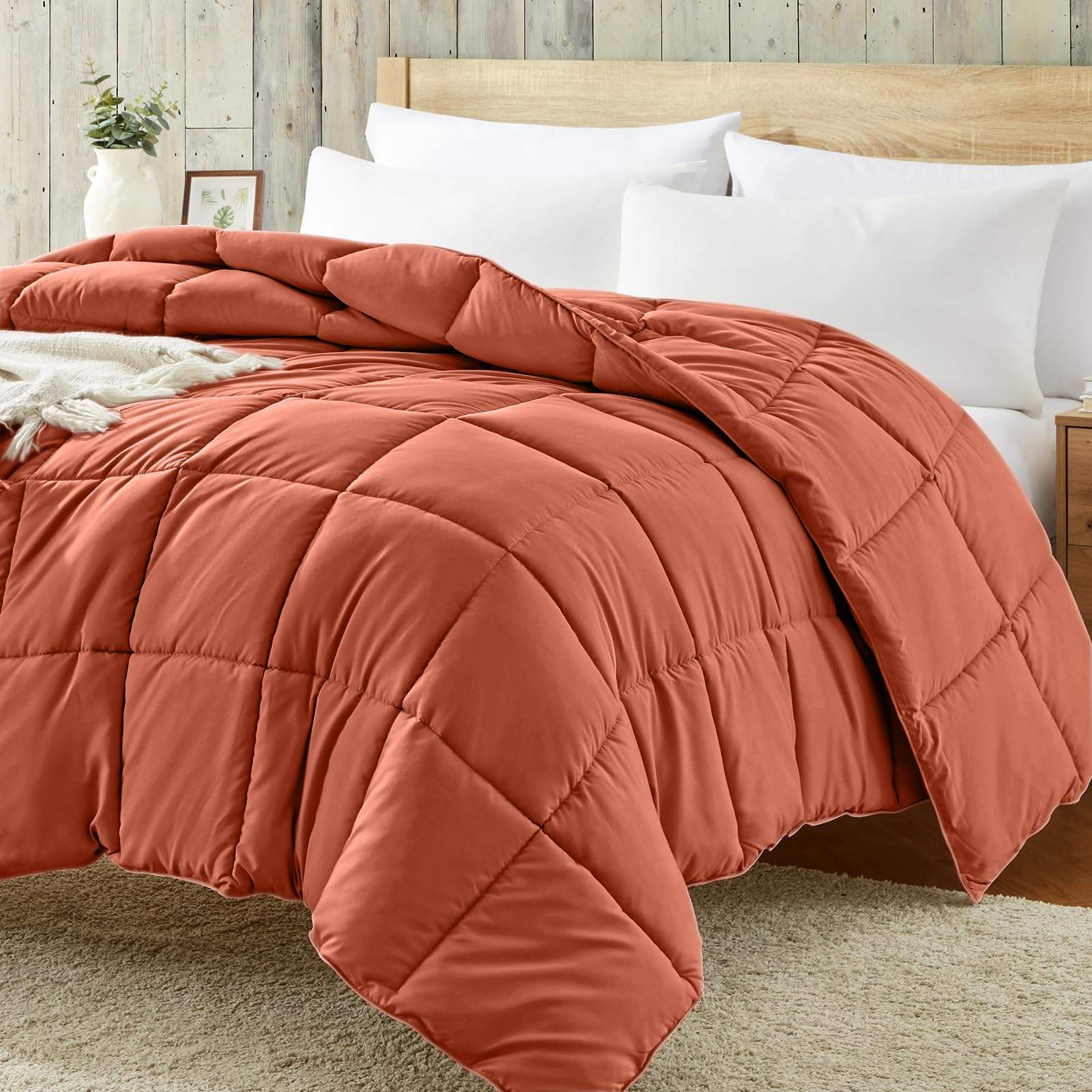 Microfiber Filled Printed Knitted Eco-Friendly Anti-Allergy All-Season Double-Sided Solid Color Quilt for Home Hotel Use OEM ODM