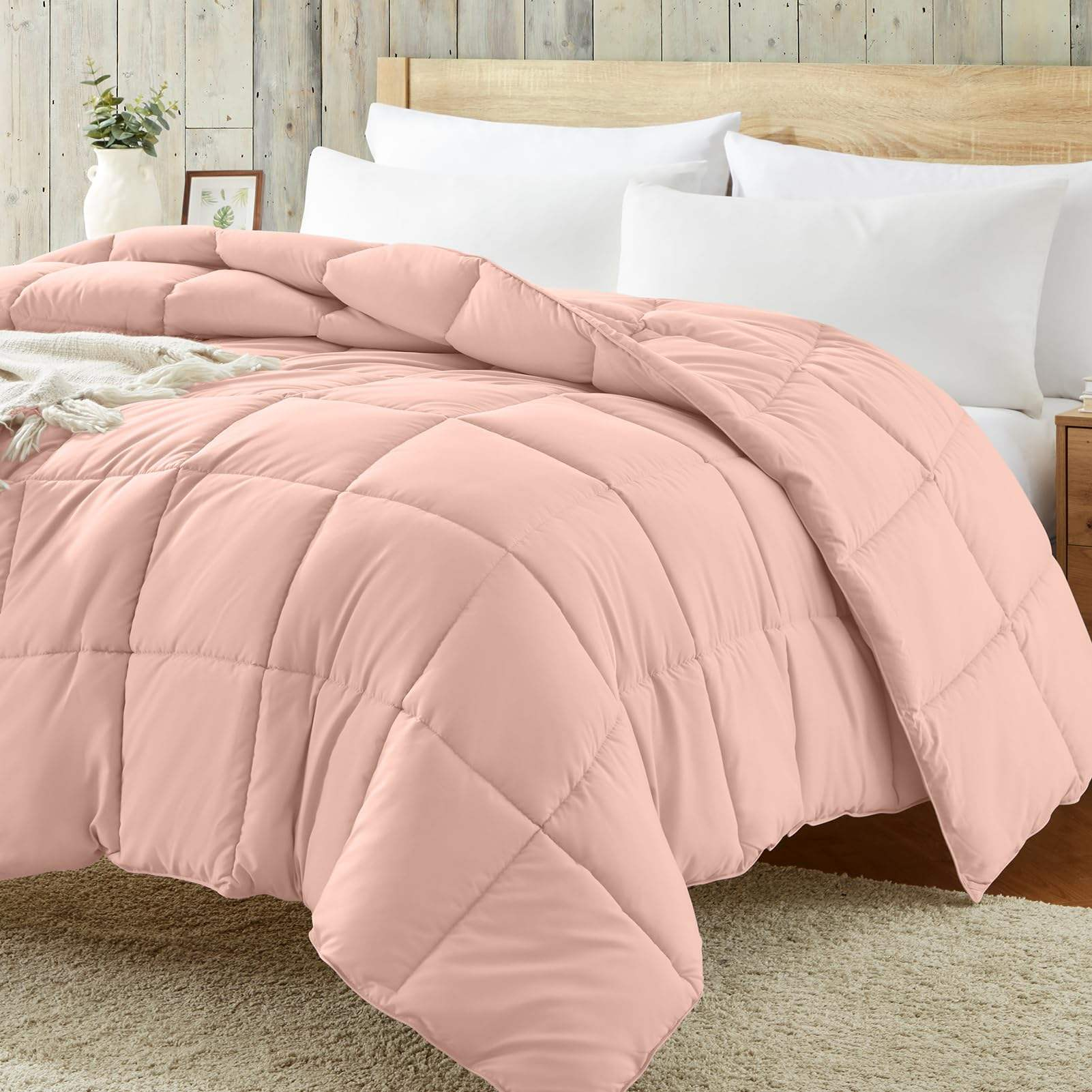 Microfiber Filled Printed Knitted Eco-Friendly Anti-Allergy All-Season Double-Sided Solid Color Quilt for Home Hotel Use OEM ODM