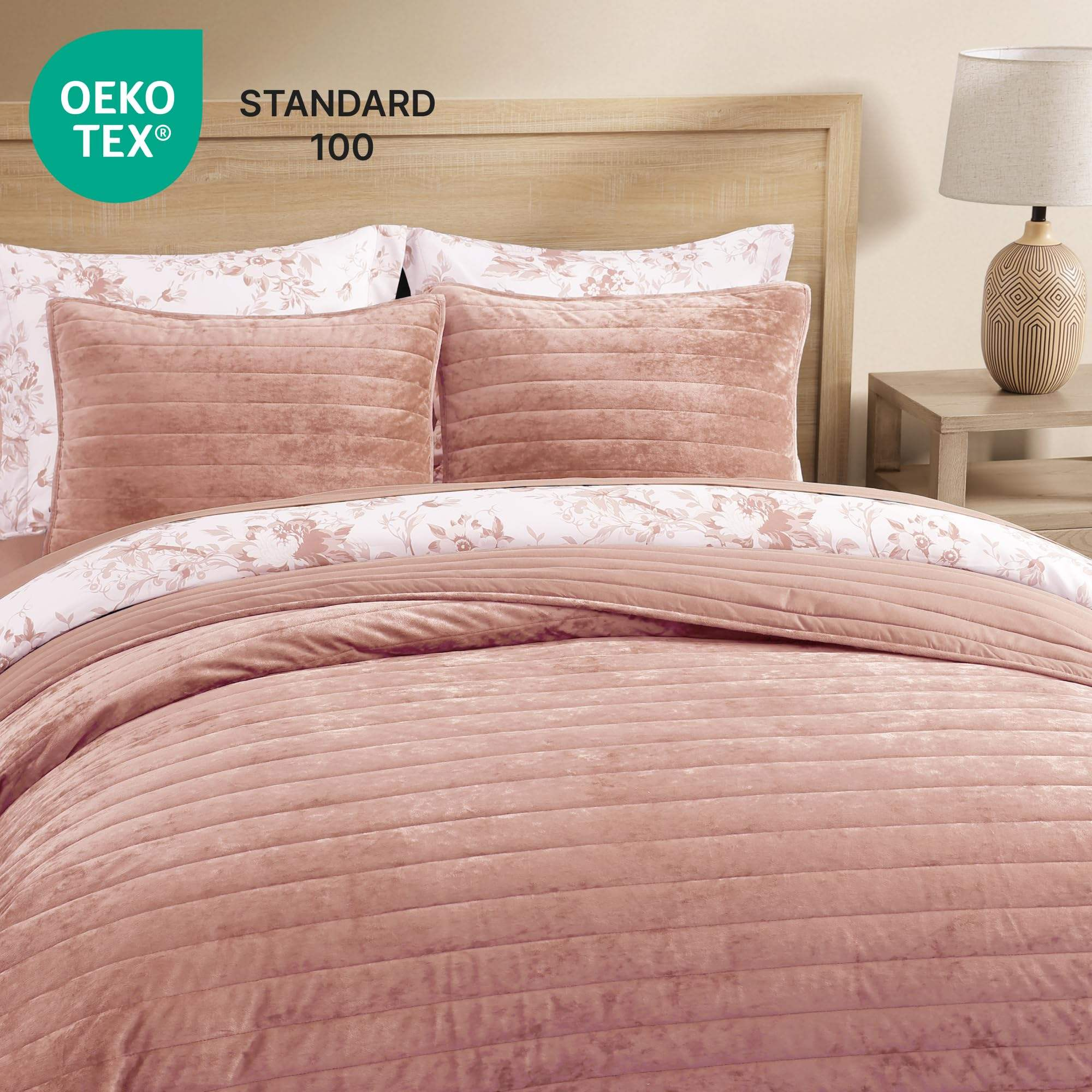 Hot Sale Factory Direct Quilt Sets Solid Color 100% Polyester Comfort Spaces All Season Lightweight Coverlet Bedspread Bedding