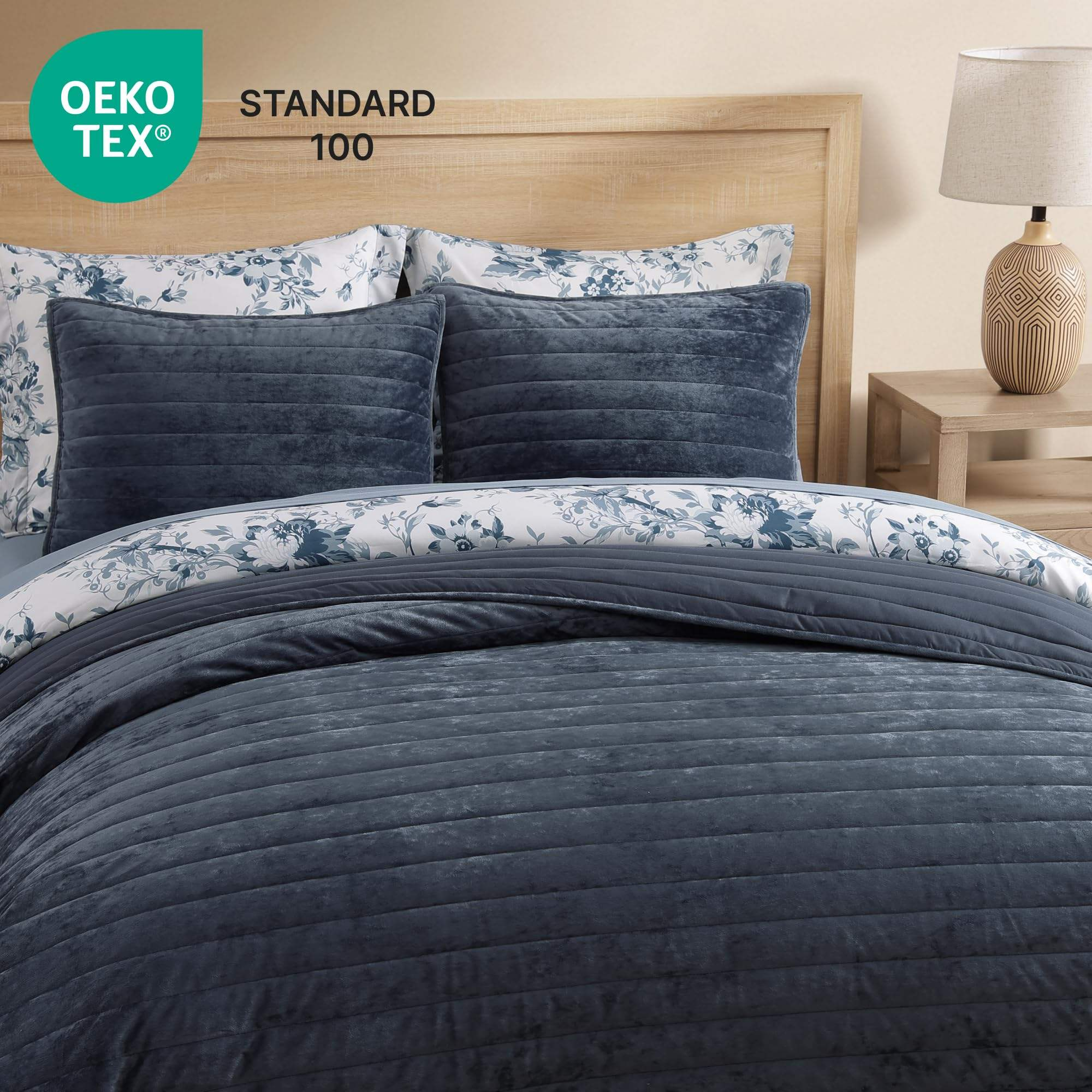 Hot Sale Factory Direct Quilt Sets Solid Color 100% Polyester Comfort Spaces All Season Lightweight Coverlet Bedspread Bedding