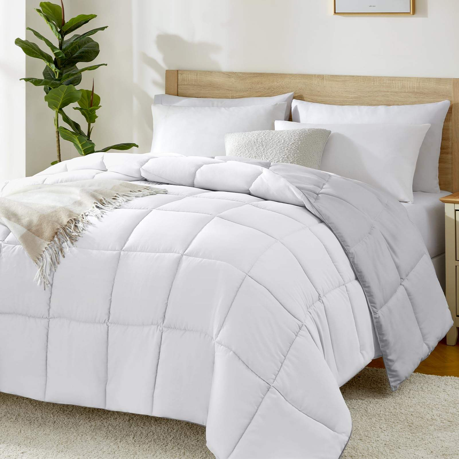 Microfiber Filled Printed Knitted Eco-Friendly Anti-Allergy All-Season Double-Sided Solid Color Quilt for Home Hotel Use OEM ODM