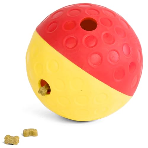 SNOOPY Slow Feeder Dog Bowl, Interactive Treat Dispensing Toy, Orange