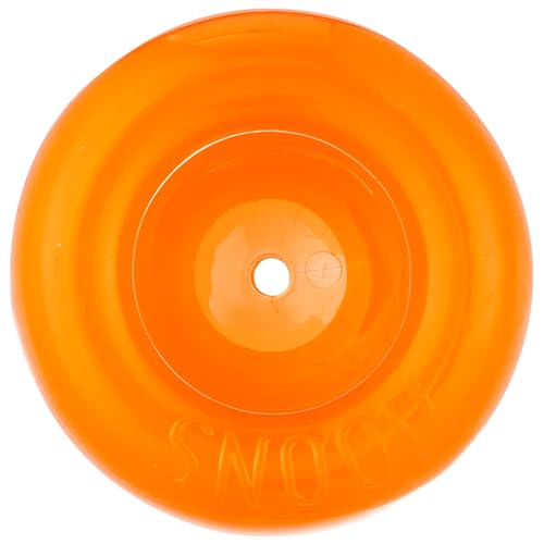 SNOOPY Slow Feeder Dog Bowl, Interactive Treat Dispensing Toy, Orange
