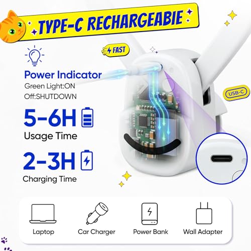 Interactive Hanging Cat Toy, Automatic Moving Door Hanger with Bird & Mouse Refills