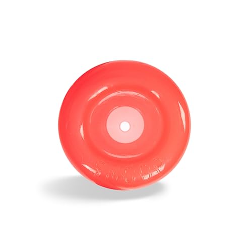 SNOOPY Slow Feeder Dog Bowl, Interactive Treat Dispensing Toy, Orange