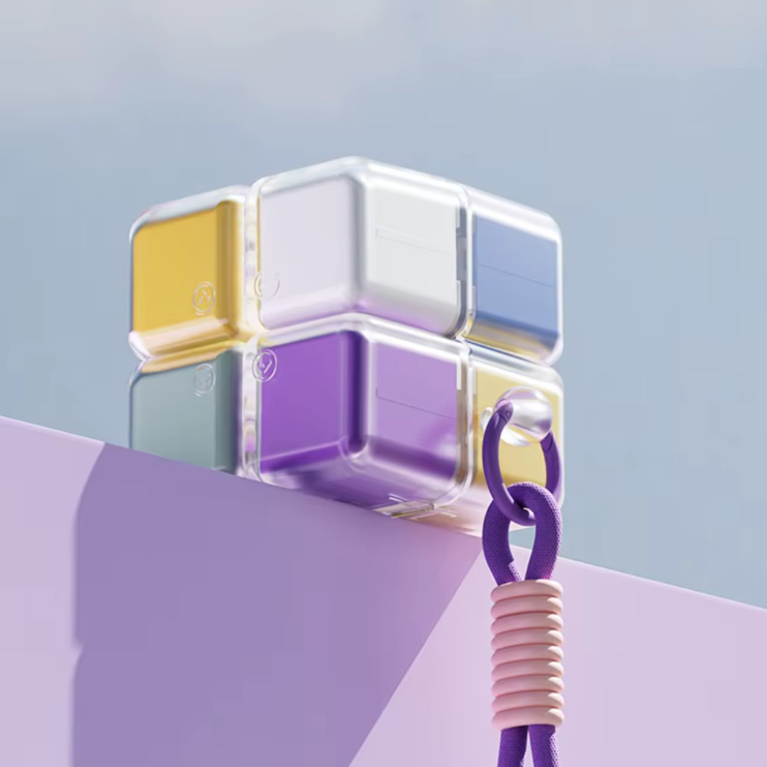 Foldable Cube Portable Pill Box