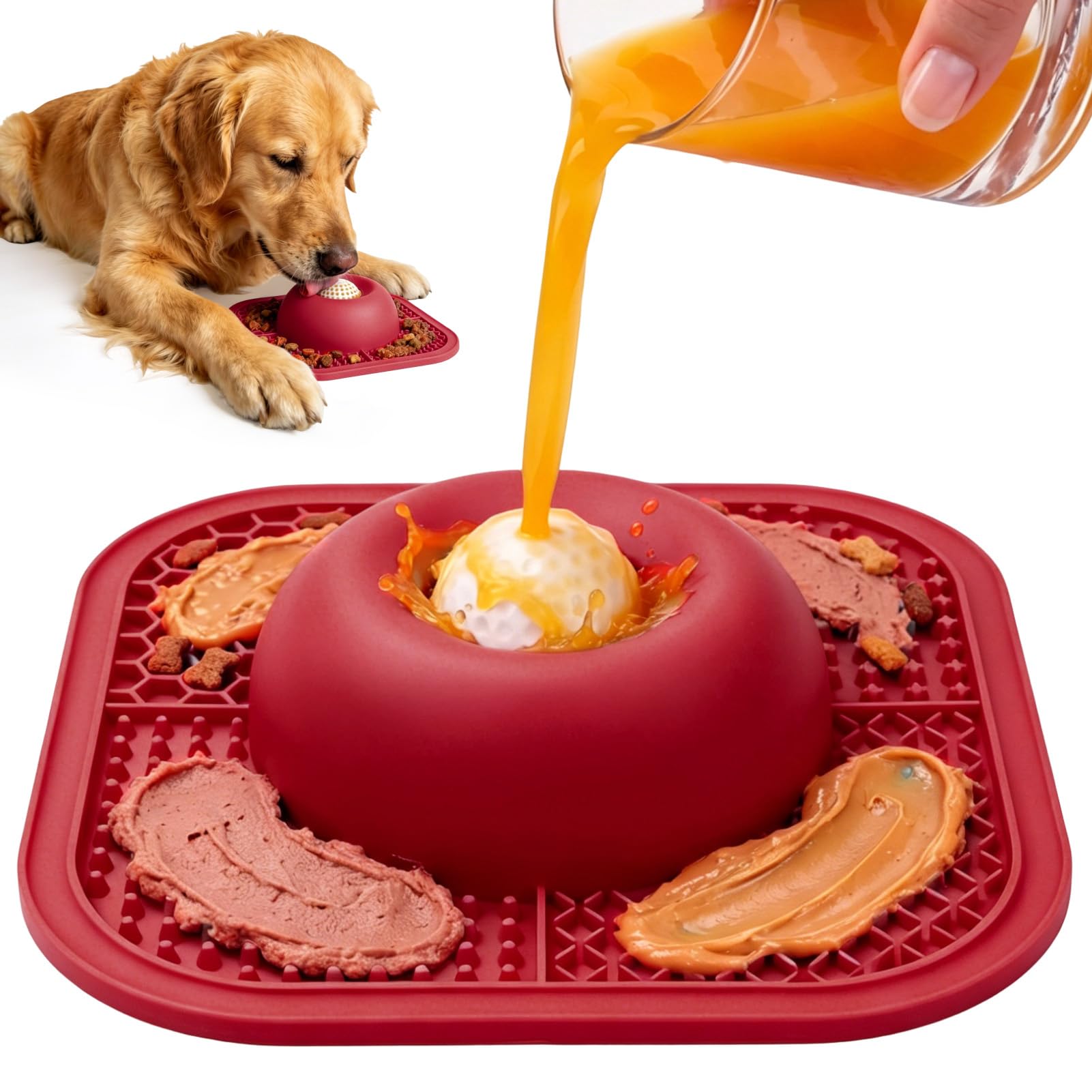 2 in 1 Slow Feeder Bowls & Lick Mat