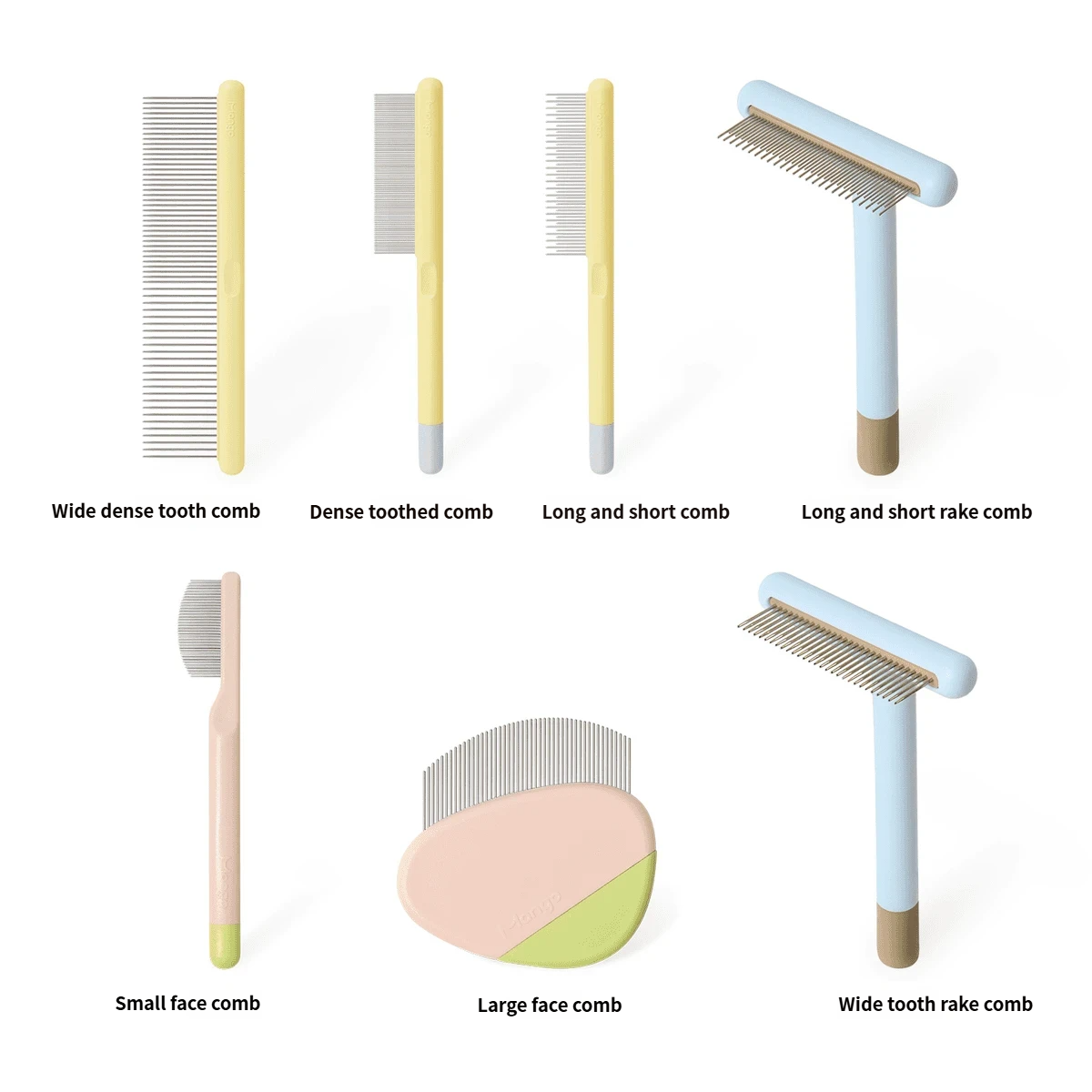 Pet Grooming Comb Set