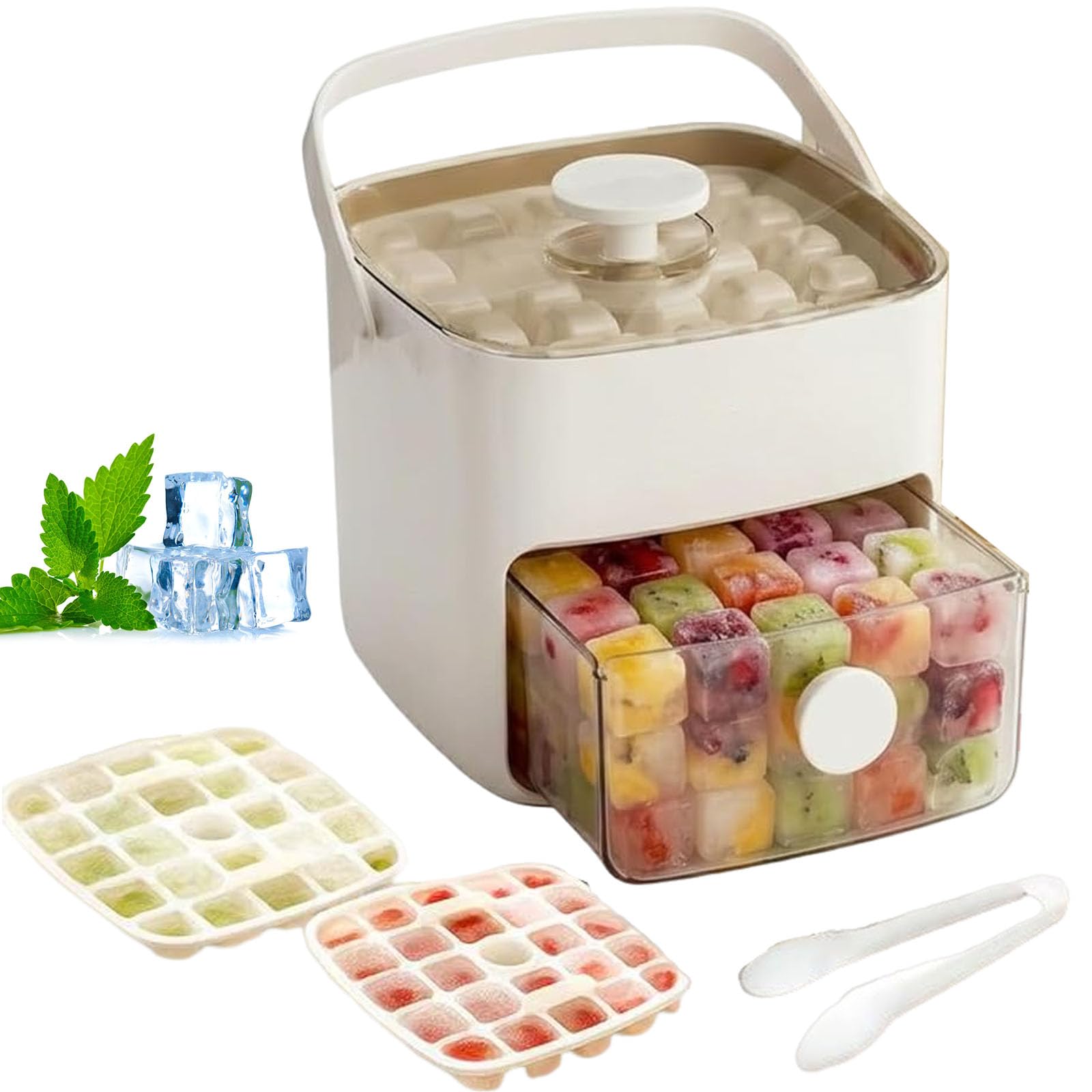 48 Cube Ice Maker With Easy Press Lid