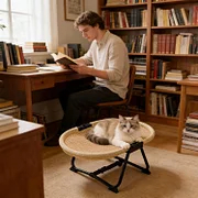 Elevated Pet Bed,Portable Breathable Non Slip Cot Hammock