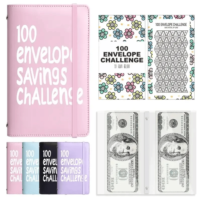 ⏰Last 3 Hours - New Year's Lowest Price! 🎉 -- ✉️100 Envelope Savings Challenge Book