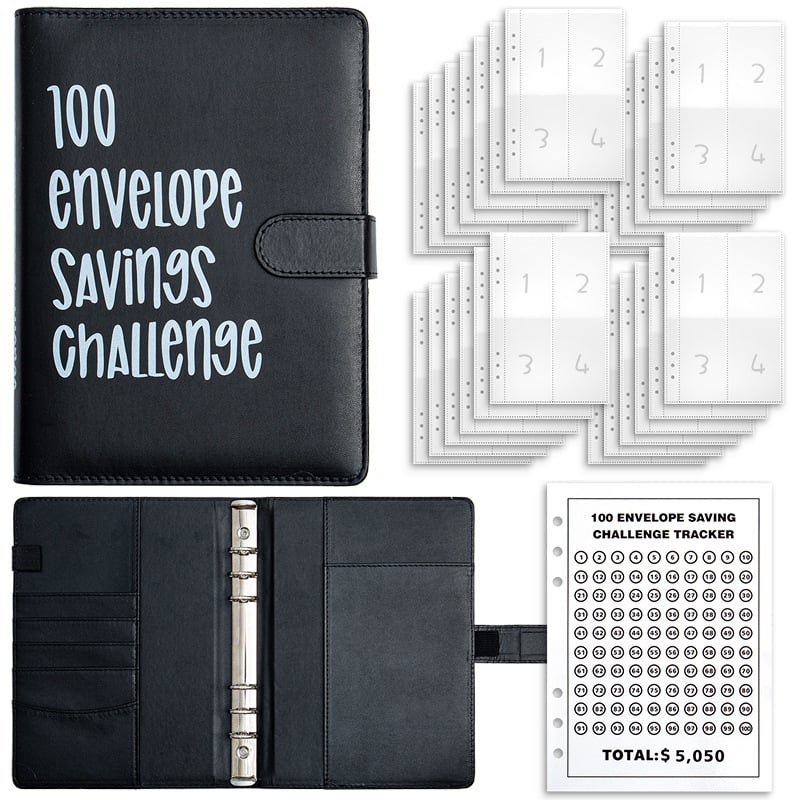 ⏰Last 3 Hours - New Year's Lowest Price! 🎉 -- ✉️100 Envelope Savings Challenge Book