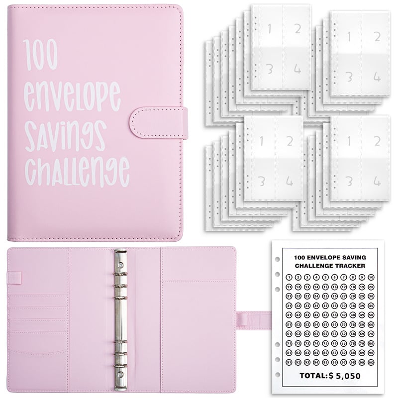 ⏰Last 3 Hours - New Year's Lowest Price! 🎉 -- ✉️100 Envelope Savings Challenge Book