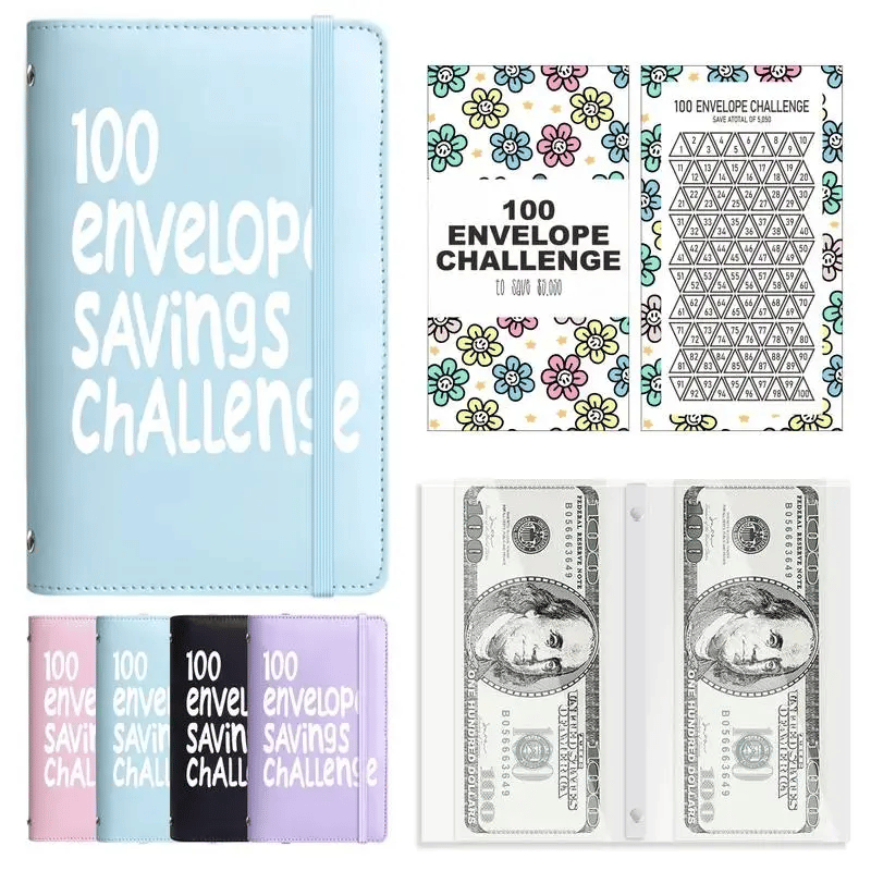 ⏰Last 3 Hours - New Year's Lowest Price! 🎉 -- ✉️100 Envelope Savings Challenge Book
