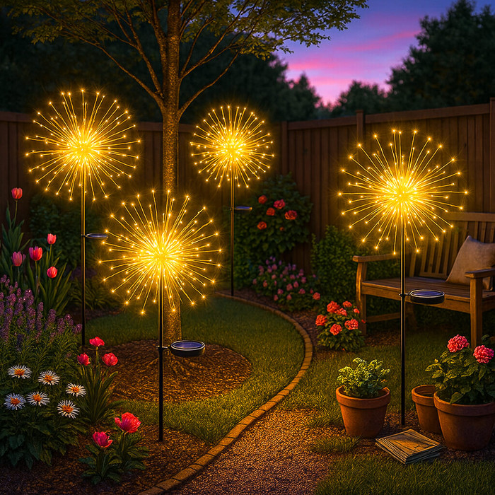 🔥 Last Day to Grab! Starlit Starburst Light – Transform Your Yard with Magical Starburst Illumination ✨