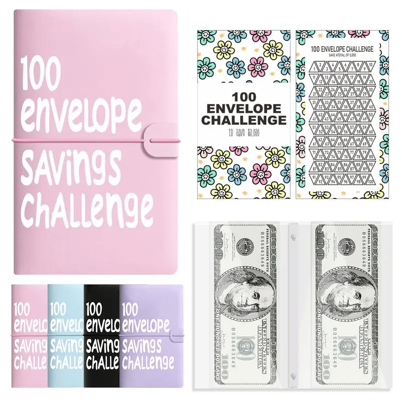 ⏰Last 3 Hours - New Year's Lowest Price! 🎉 -- ✉️100 Envelope Savings Challenge Book