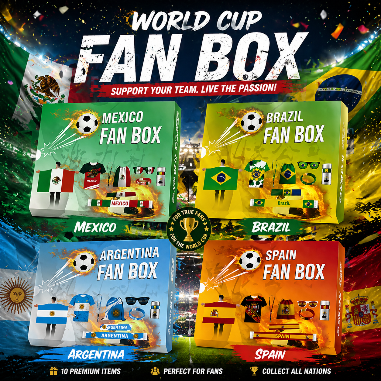 ⚽ World Cup Fanbox – Ultimate Soccer Fan Kit