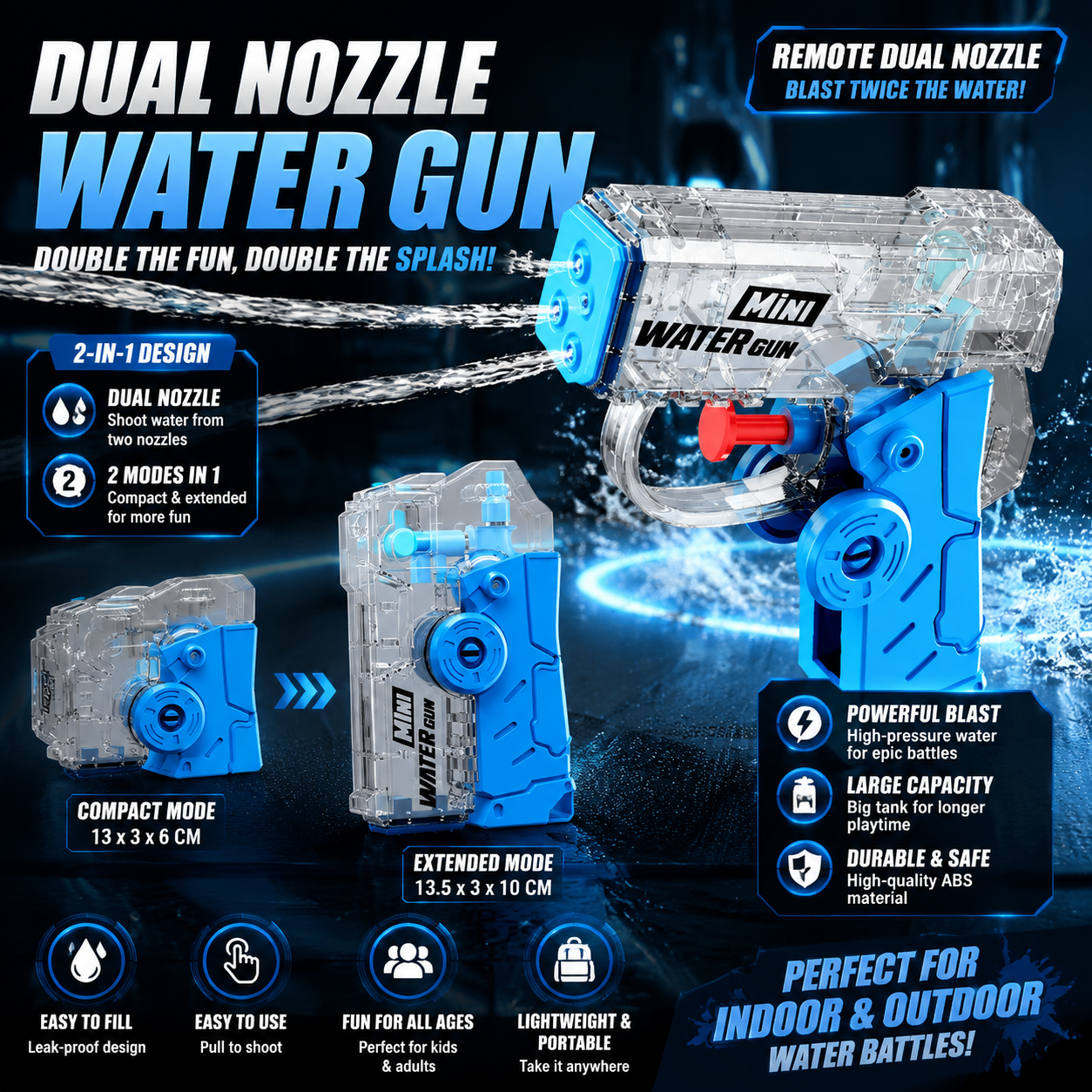 AquaBlast™ Summer Water Gun Series