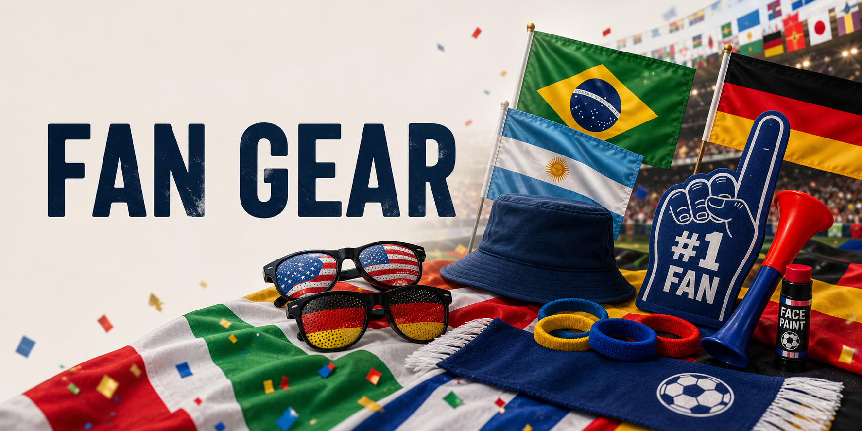 Fan Gear – “Cheer Loud, Show Spirit! ⚽”