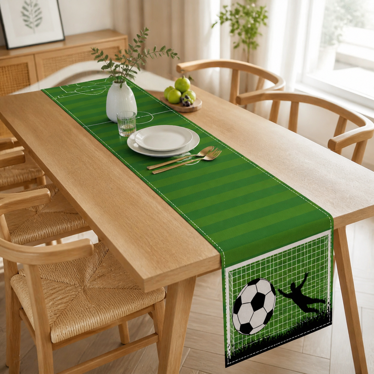 ⚽ World Cup Soccer Table Runner