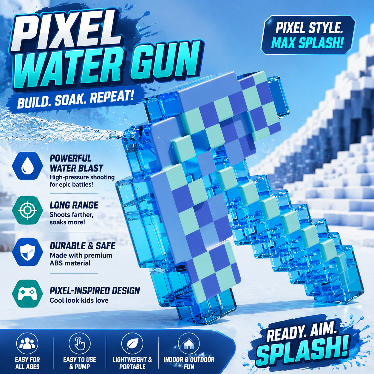 AquaBlast™ Summer Water Gun Series