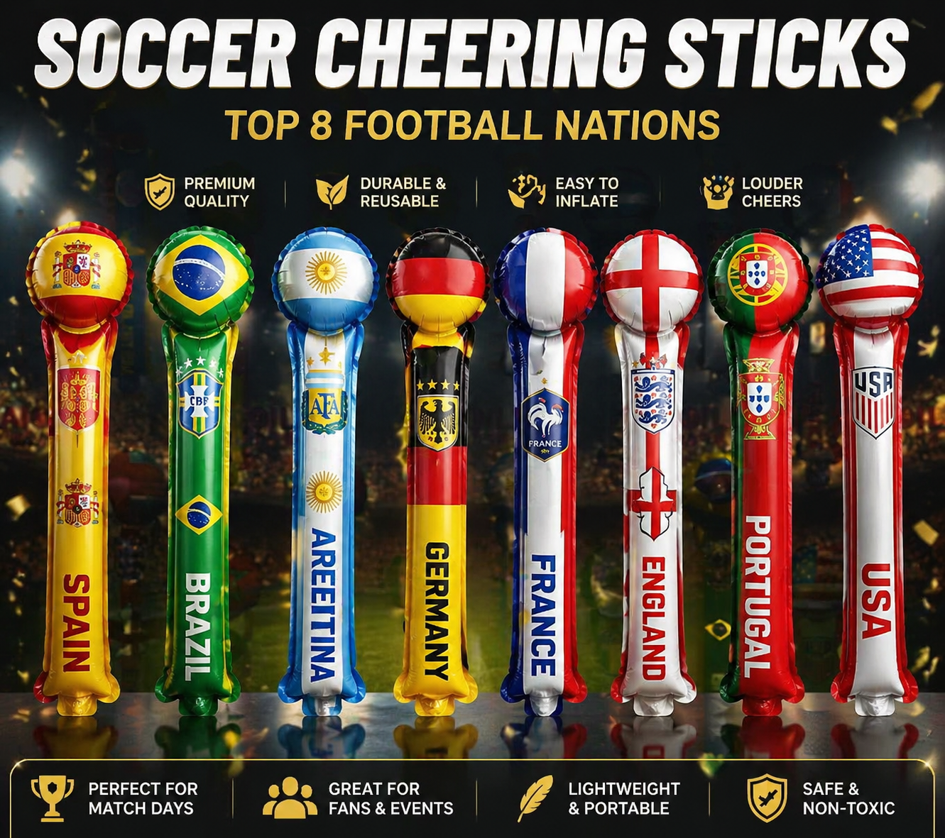 ⚡ World Cup Fan Sticks ⚡
