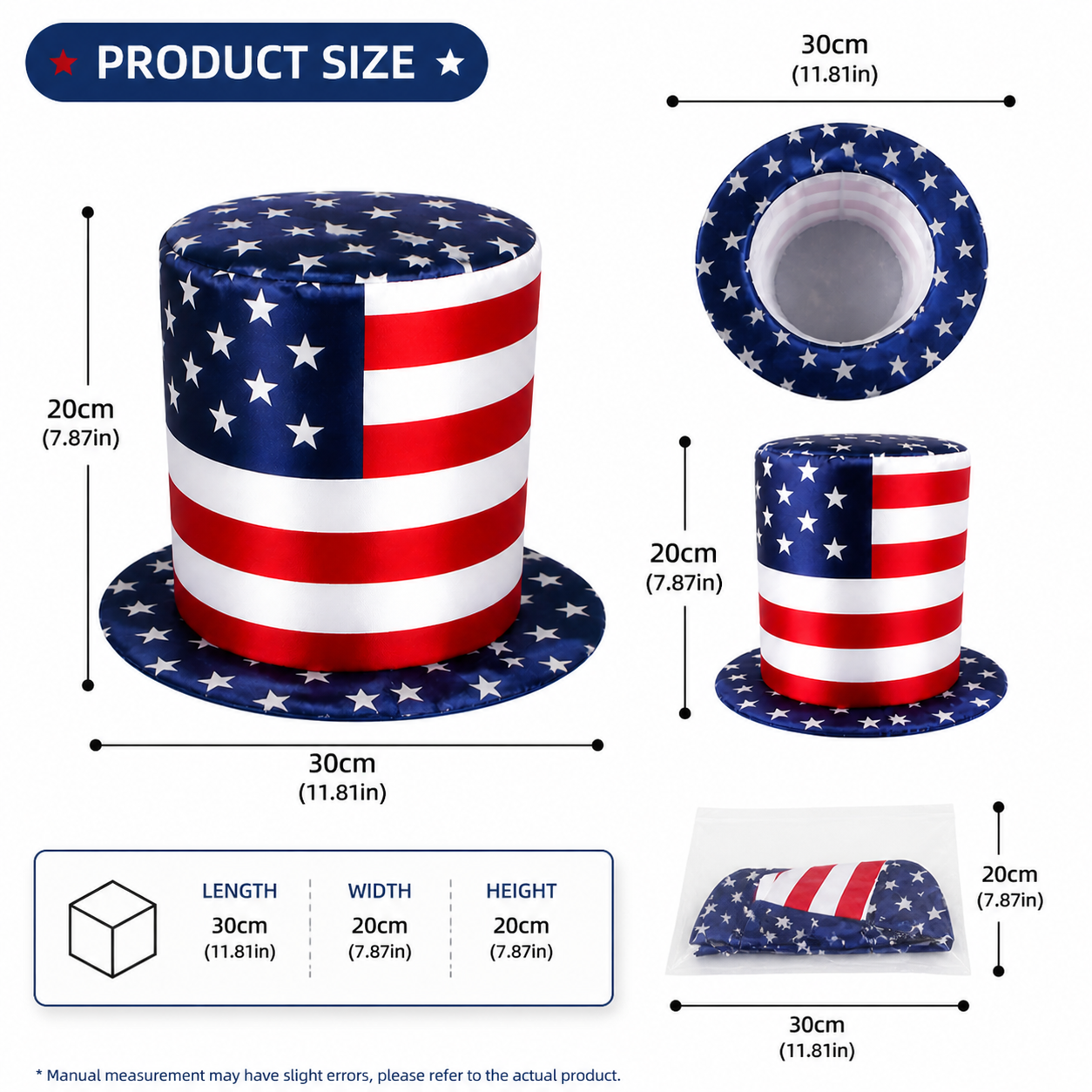 🇺🇸World Cup Fan Top Hat